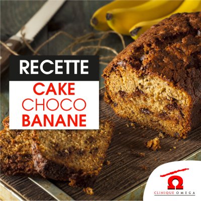 Cake à la banane/ choco
