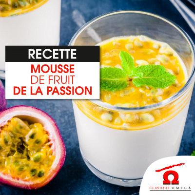 Mousse de fruits de la passion