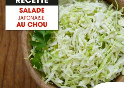 Salade japonaise au chou
