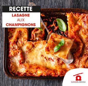 Lasagnes aux champignons